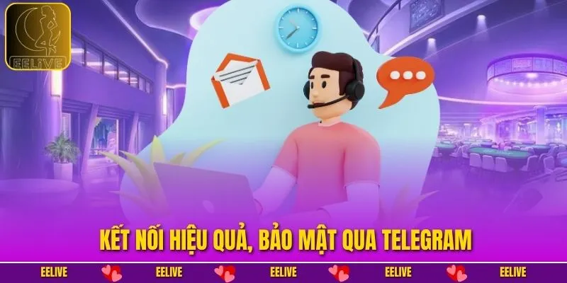 Kết nối hiệu quả, bảo mật qua Telegram