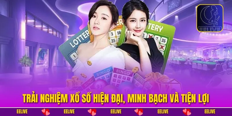 Trải nghiệm xổ số hiện đại, minh bạch và tiện lợi