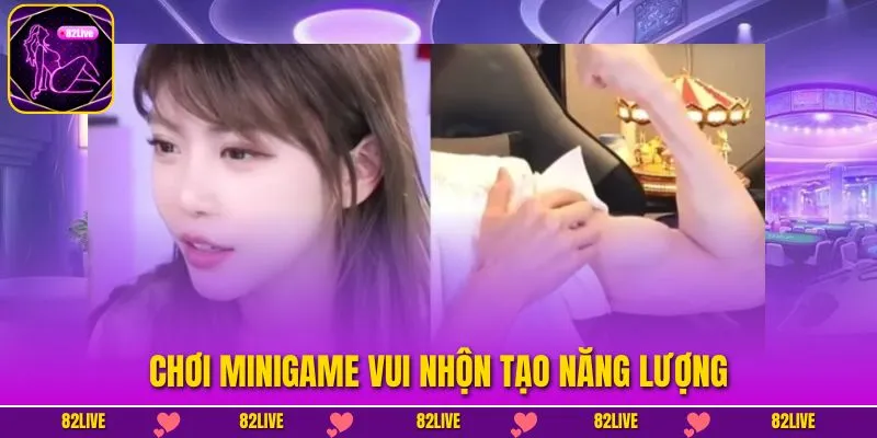 Chơi minigame vui nhộn tạo năng lượng